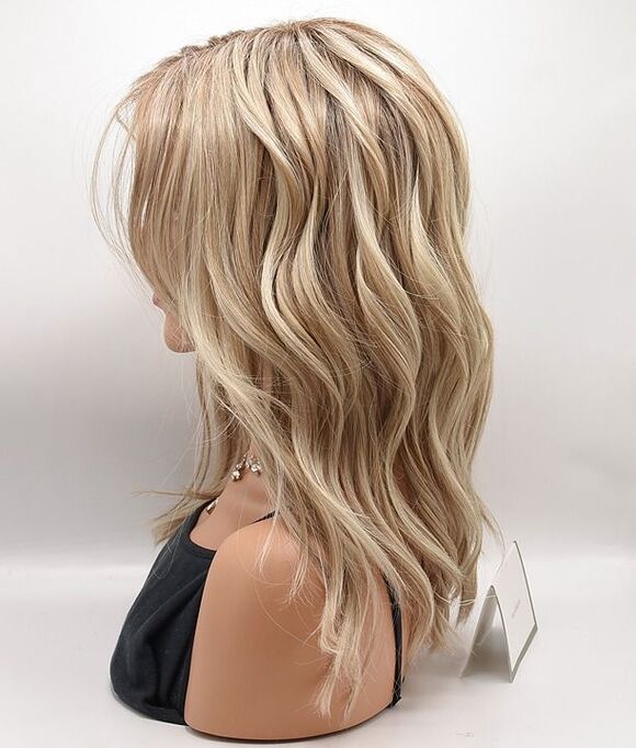 DECADENT DIVA Wig by RAQUEL WELCH, RL19/23SS Shaded Biscuit Hand-Tied + Lace NEW main image 5